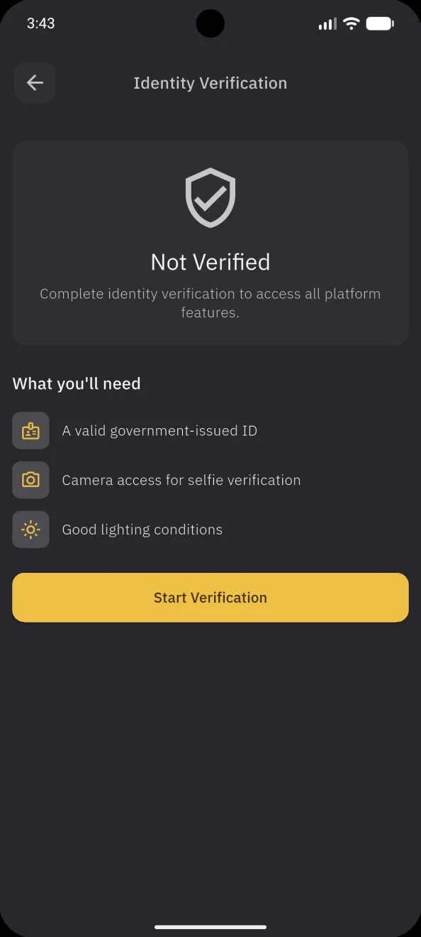 Identity verification, what you will need