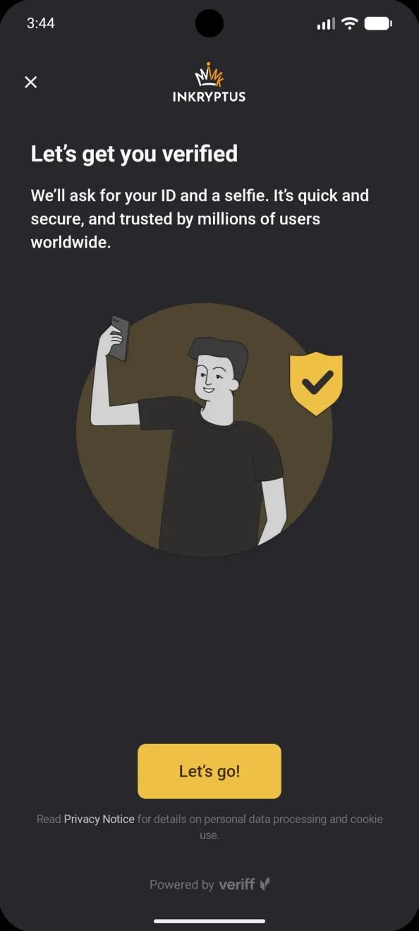 Identity verification, the ID and the selfie