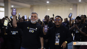 The Inkryptus IBO Community at the IBO Connect 2025 event sharing the Inkryptus app screen.